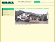 Tablet Screenshot of haberer.de